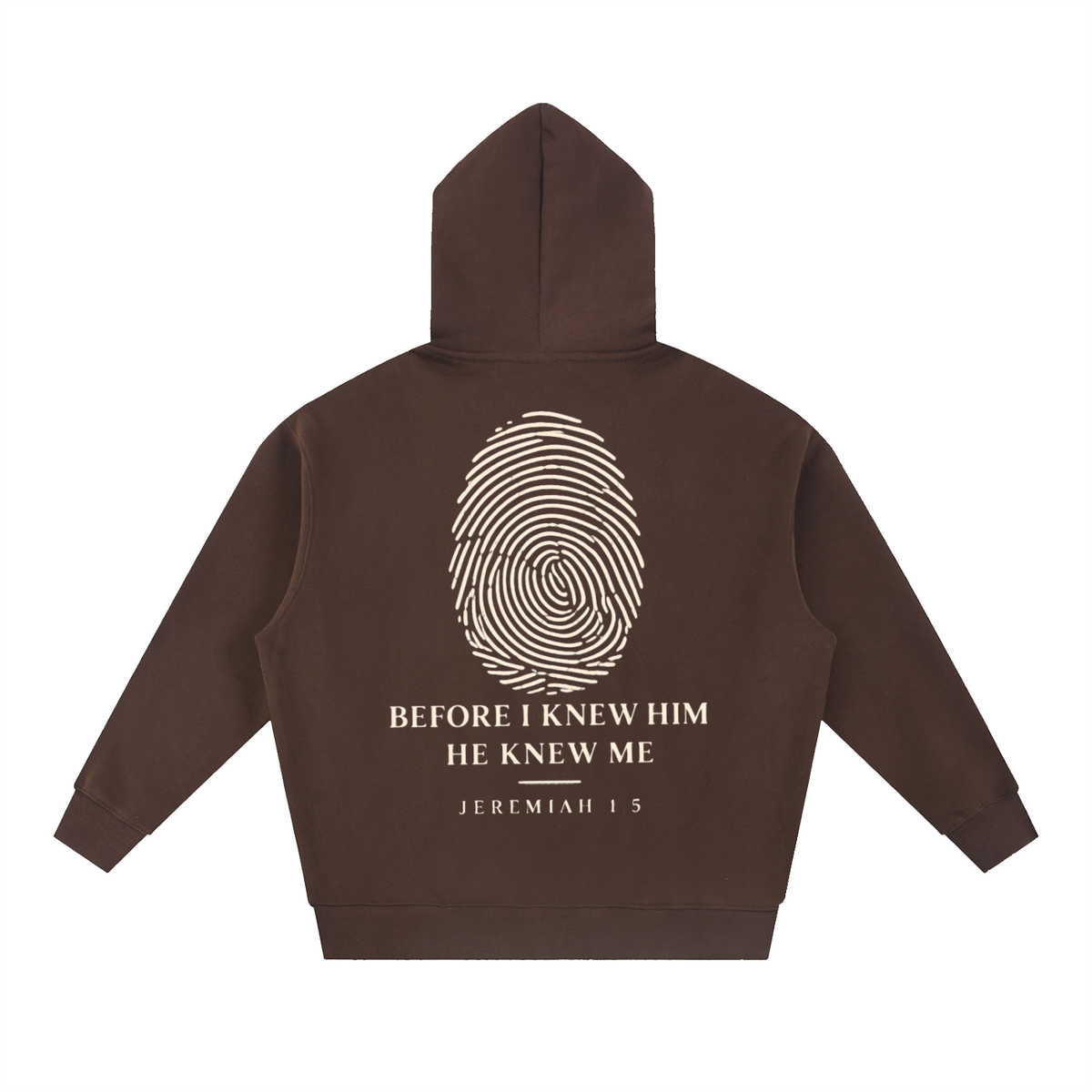 Known Essential Oversized Boxy Fit Fleece Hoodie
